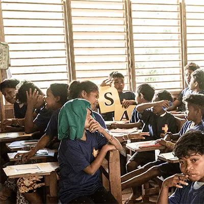 Filipino children in school