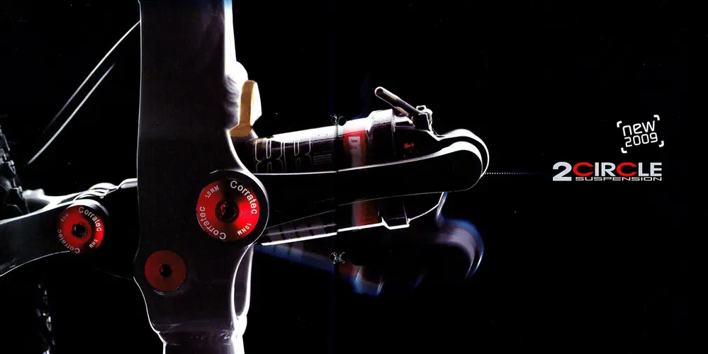Detailshot des 2 Circle Full-Suspension Systems