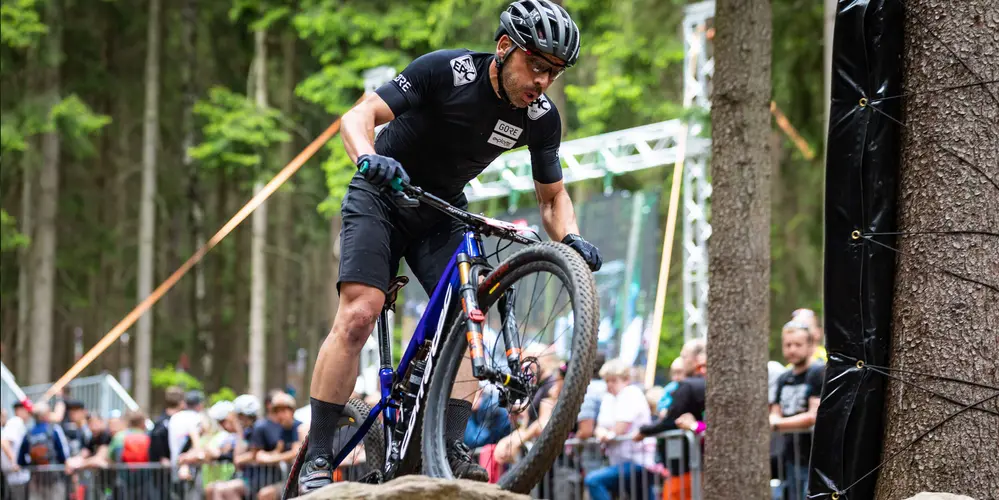 MTB Racingteam Mitglied beim Rennen