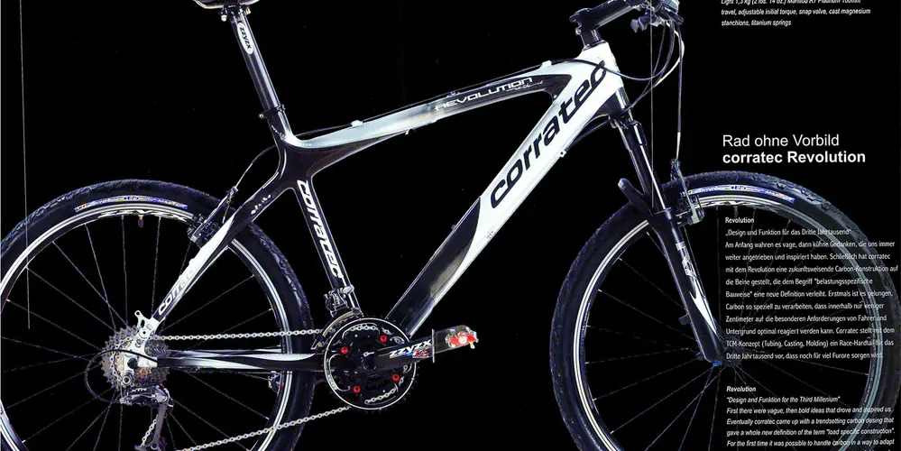 corratec Rad mit neuem Carbon Rahmen