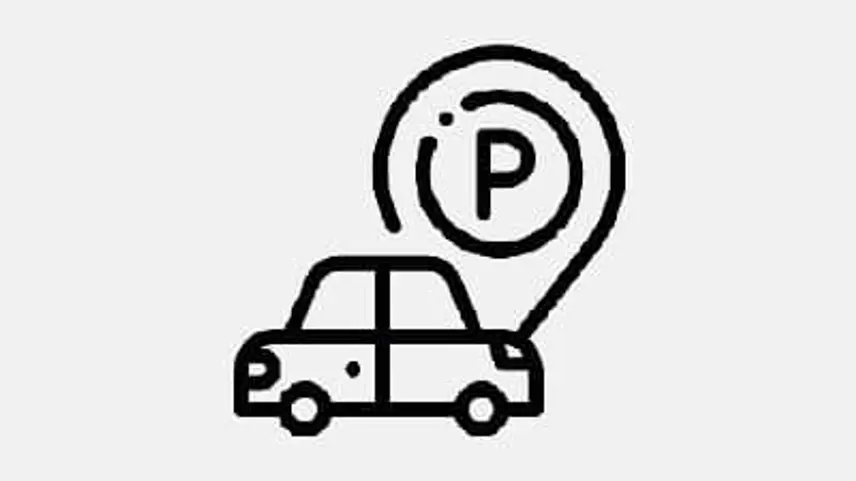 Icon Auto am Parkplatz