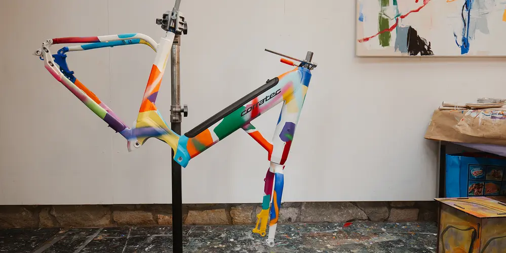 corratec Life S Art Bike gestaltet von Annette Werndl