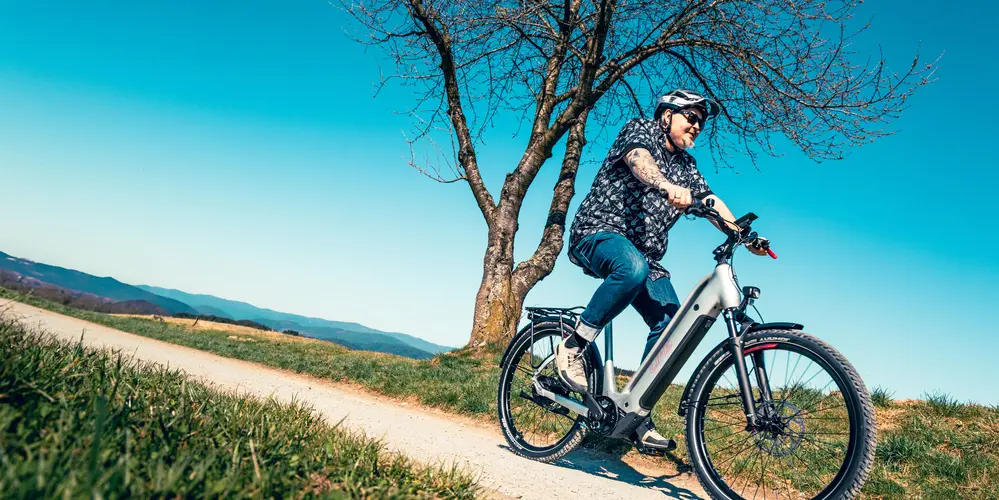 XXL E-Bike mit hoher Tragkraft für Fahrer bis 180 kg Systemgewicht