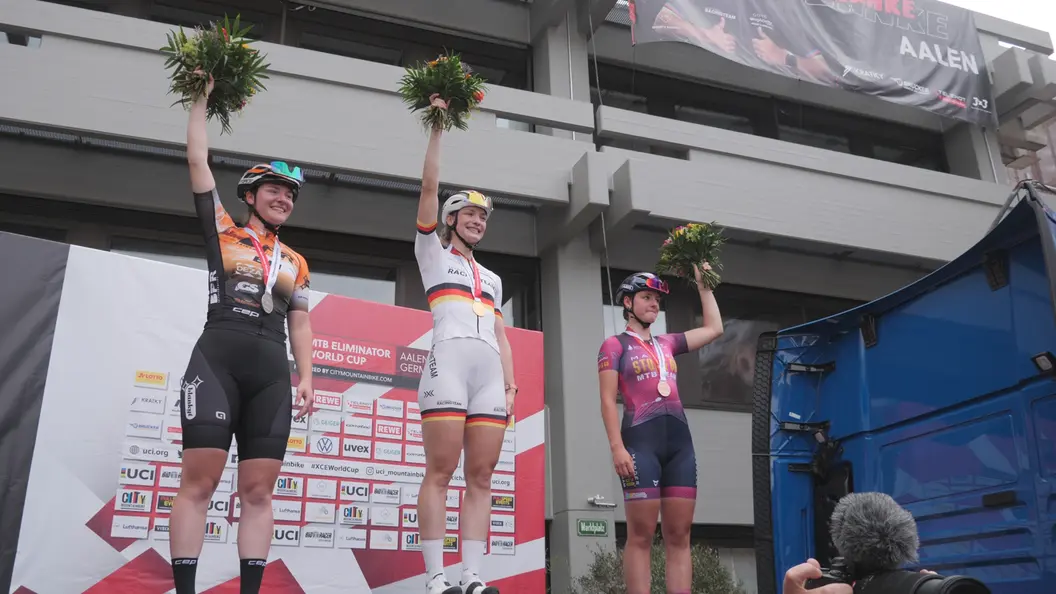 Sieg von Marion Fromberger beim UCI Eliminator Weltcup in Aalen