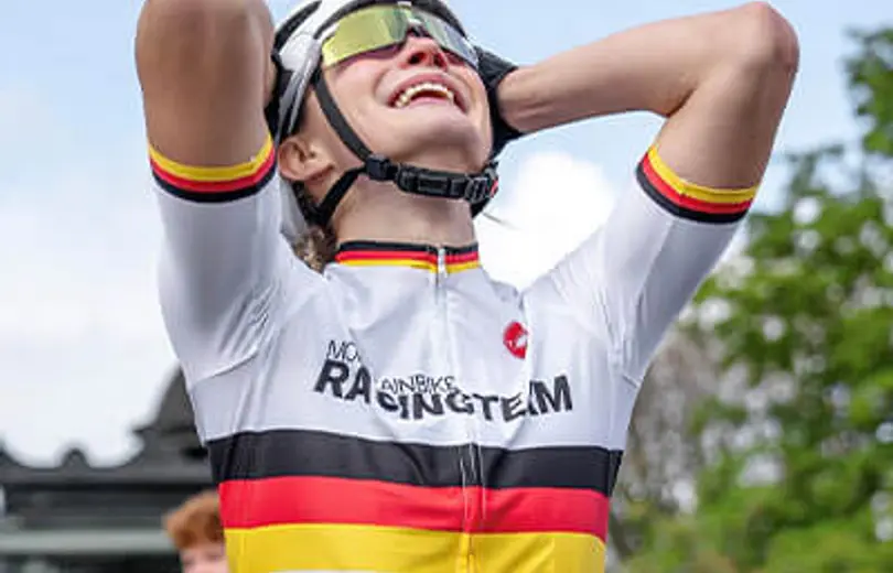 Simon Gegenheimer für corratec im Deutschlandtrikot